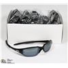 Image 1 : BOX OF OAKLEY STYLED BLACK UV 400 SUNGLASSES.