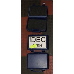 LOT OF 3 FOAM LINED SMALL INSTRUMENT CASES