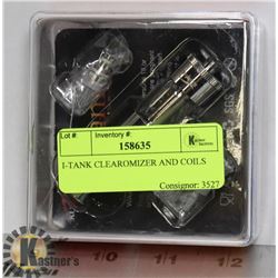 I-TANK CLEAROMIZER AND COILS