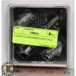 I-TANK CLEAROMIZER AND COILS