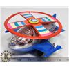 Image 1 : VINTAGE WINDUP SPACE AIRPLANE
