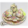 Image 1 : ANTIQUE 6 PIECE CHINTZ SET