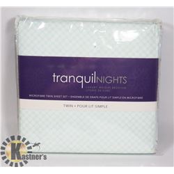 TRANQUIL NIGHTS MICROFIBER TWIN SHEETS