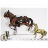 Image 1 : VINTAGE CART HORSE, BRASS HORSE, CANDLE SNUFFER
