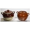 Image 1 : 2 BROWN BETTY  BEAN POTS