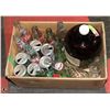 Image 1 : ANTIQUE BOTTLE AND CAN COLLECTION, COKE, PEPSI,