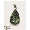 Image 1 : #222-PREHNITE PENDANT