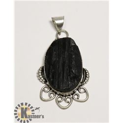 #193-BLACK TOURMALINE PENDANT