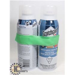 2 CANS SCOTCHGAURD RUG & CARPET CLEANER SPRAY