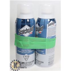 2 CANS SCOTCHGAURD RUG & CARPET CLEANER SPRAY