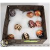 Image 1 : BASKET OF HAND PAINTED UKRAINIAN EGGS