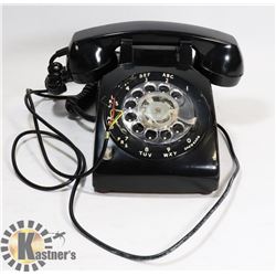 BLACK BAKELITE PHONE