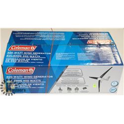 COLEMAN 400WATTS WIND GENERATOR INBOX