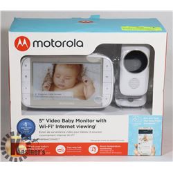 MOTOROLA 5" VIDEO BABY MONITOR WITH WI-FI INTERNET
