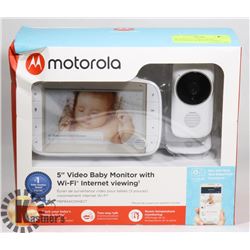 MOTOROLA 5" VIDEO BABY MONITOR WITH WI-FI INTERNET