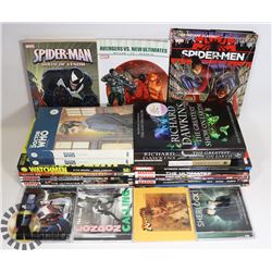 BOX OF ASSORTED GRAPHIC NOVELS