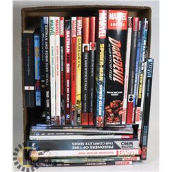 BOX OF GRAPHIC NOVELS