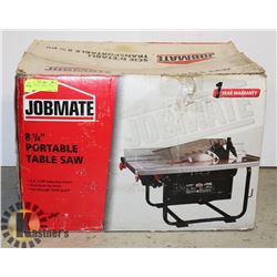JOBMATE 8 1/4" PORTABLE TABLE SAW