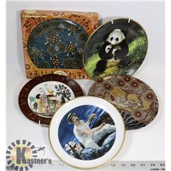 LOT OF 5 COLLECTORS PLATES.