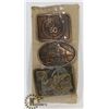 Image 1 : 3 VINTAGE BELT BUCKLES