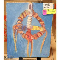 SIGNED CRANE THOMAS ORIGINAL 9X12"