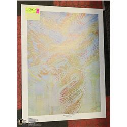 WHIPPLE PRINT- THE CEILING OF MY STUDIO 19" X 24"