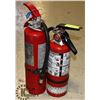 Image 1 : LOT OF 2 X 5LBS CHARGED FIRE EXTINGUISHERS