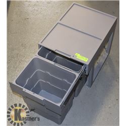 SHOWHOME TWO COMPARTMENT GARBAGE CAN