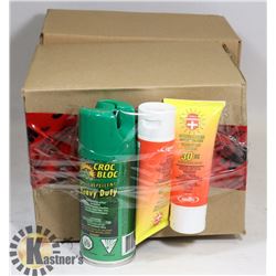 BOX OF (12) CANS 150 GRAM INSECT REPELLENT & BOX