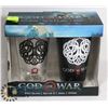 Image 1 : NEW 2PC SET OF GOD OF WAR PINT GLASSES