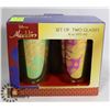 Image 1 : NEW 2PC SET OF DISNEY ALADDIN DRINKING GLASSES