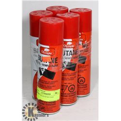 5 NEW BOTTLES OF BUTANE