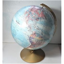 6) WORLD TOPOGRAPHICAL 12" DIAMETER GLOBE
