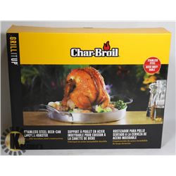 NEW STAINLESS STEEL BEER-CAN CHICKEN ROASTER