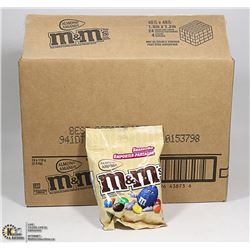 CASE WITH 24 110G BAGS OF M&M'S ALMOND