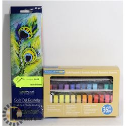 BUNDLE OF SOFT OIL PASTELS