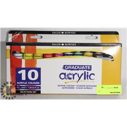 DALER ROWNEY GRADUATE ACRYLIC PAINT SET