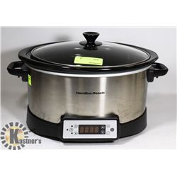 HAMILTON BEACH DIGITAL DISPLAY SLOW COOKER