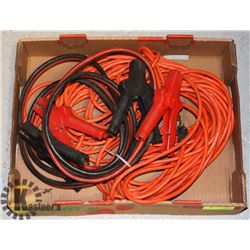 JUMPER CABLES AND EXTENSION CORD