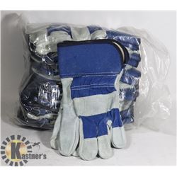 10 PAIRS OF FORCEFIELD WORK GLOVES
