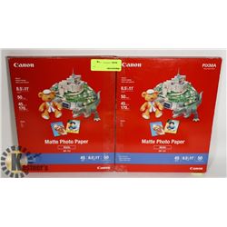 TWO PACKS OF 8.5" X 11" PHOTO PAPER