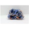 Image 1 : 12)  NATURAL BLUE CALCITE MINERAL SPECIMEN