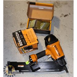 BOSTITCH AIR NAILER & CASES OF NAILS