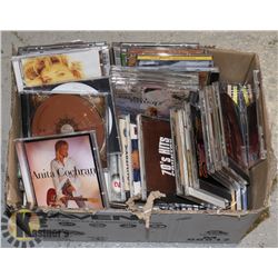 BOX OF ASSORTED CD'S