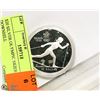 Image 1 : $20 SILVER OLYMPIC SKIER DOWNHILL