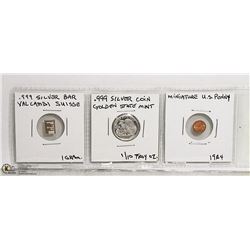 SILVER AND COPPER COLLECTIBLES.