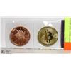 Image 1 : BITCOIN AND COPPER ROUND.