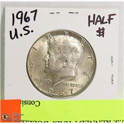 U.S. KENNEDY HALF DOLLAR 1967