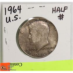 U.S. KENNEDY HALF DOLLAR 1964