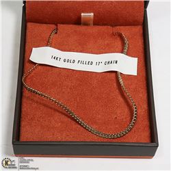 14 KT GOLD FILLED 17 INCH CHAIN - JEWELLERY